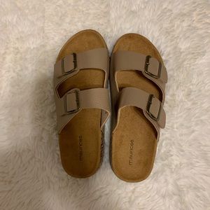 Tan sandals